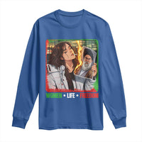 Woman Life Freedom Long Sleeve Shirt Free Iran Movement Gift For Iranian Women