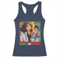 Woman Life Freedom Racerback Tank Top Free Iran Movement Gift For Iranian Women