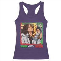Woman Life Freedom Racerback Tank Top Free Iran Movement Gift For Iranian Women