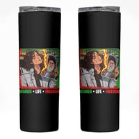 Woman Life Freedom Skinny Tumbler Free Iran Movement Gift For Iranian Women