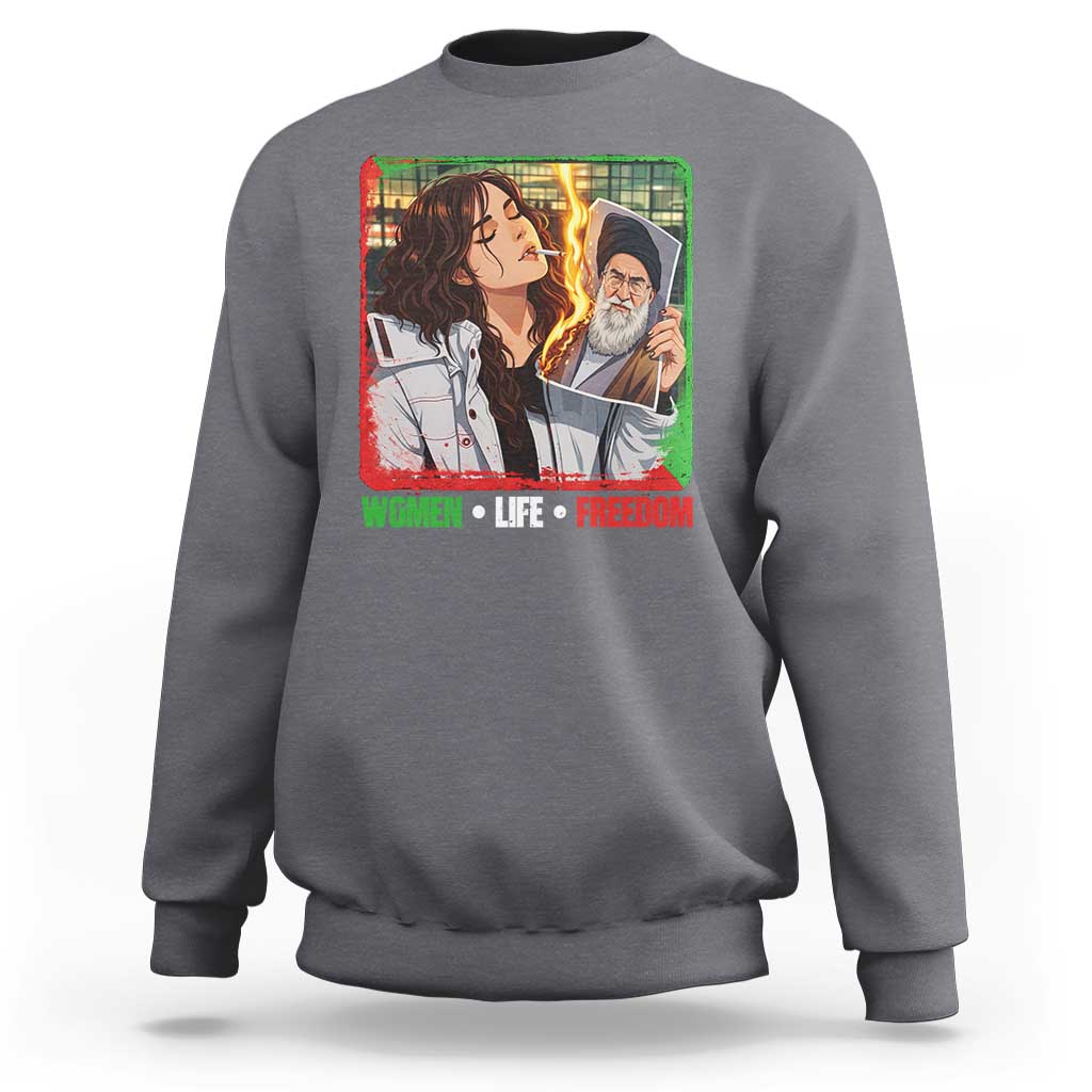 Woman Life Freedom Sweatshirt Free Iran Movement Gift For Iranian Women