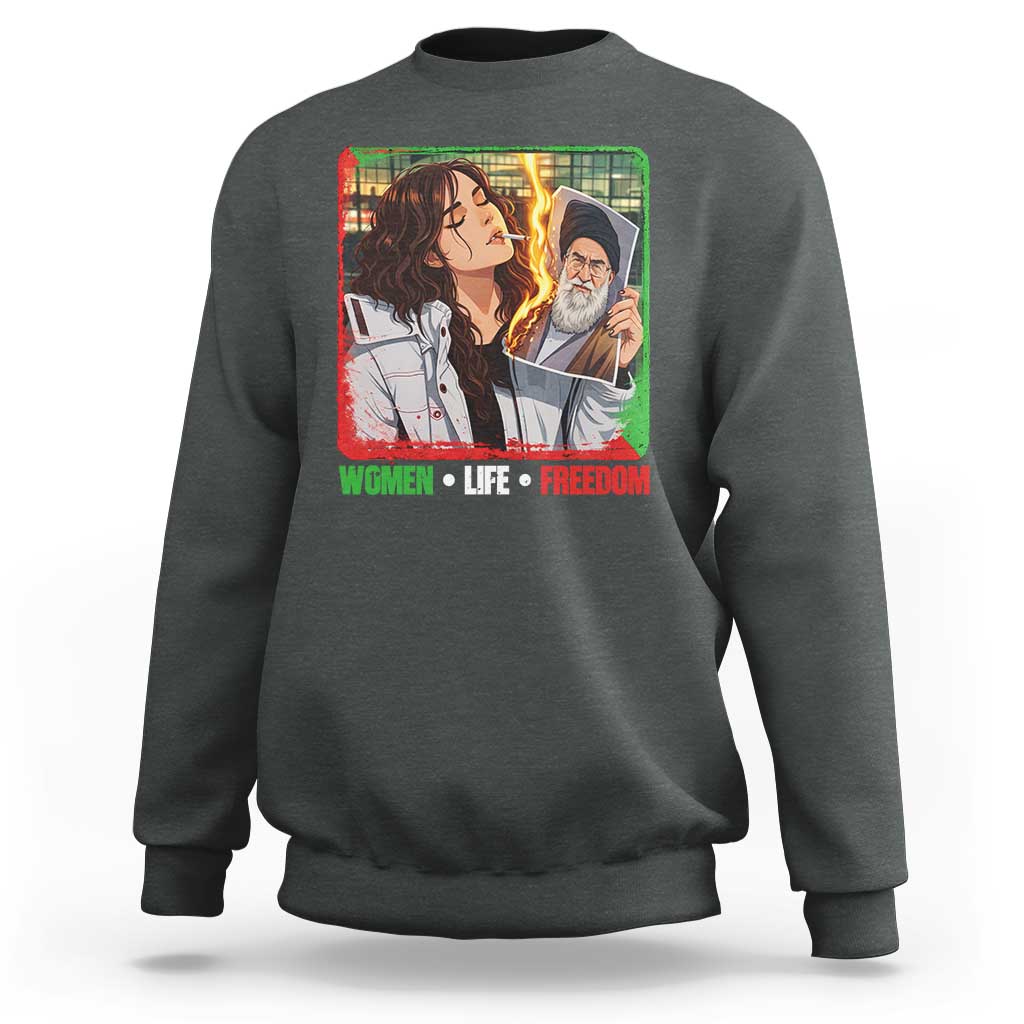 Woman Life Freedom Sweatshirt Free Iran Movement Gift For Iranian Women