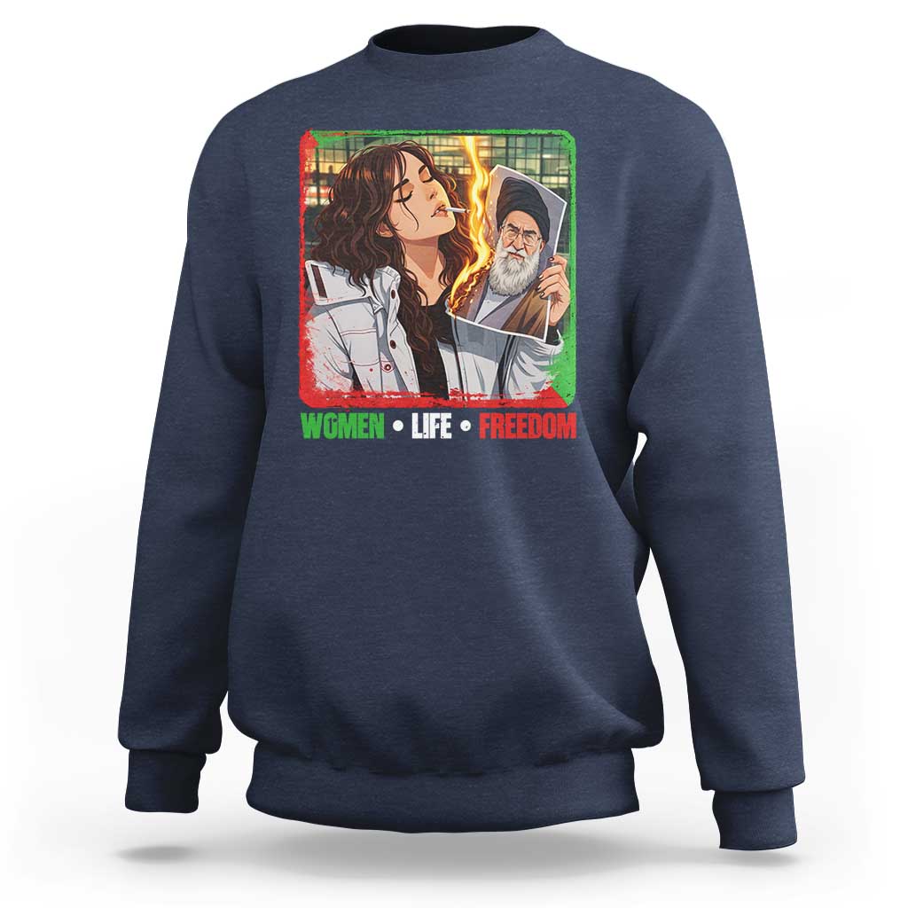 Woman Life Freedom Sweatshirt Free Iran Movement Gift For Iranian Women