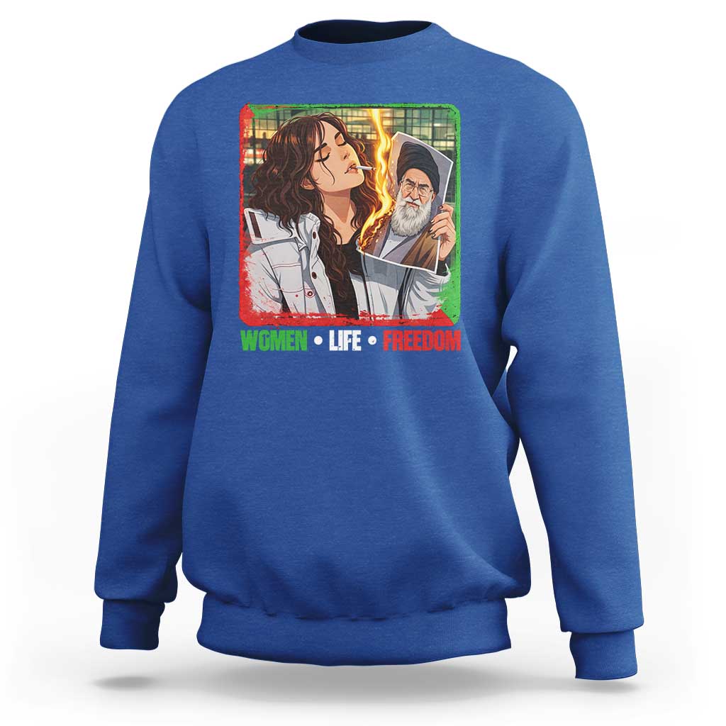 Woman Life Freedom Sweatshirt Free Iran Movement Gift For Iranian Women