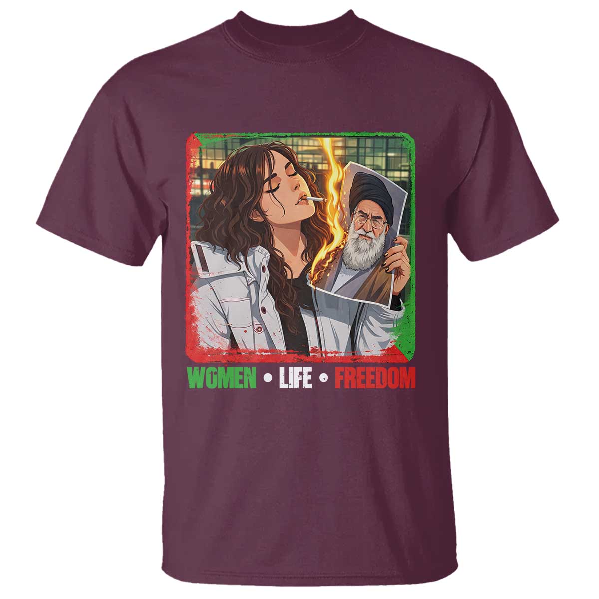 Woman Life Freedom T Shirt Free Iran Movement Gift For Iranian Women
