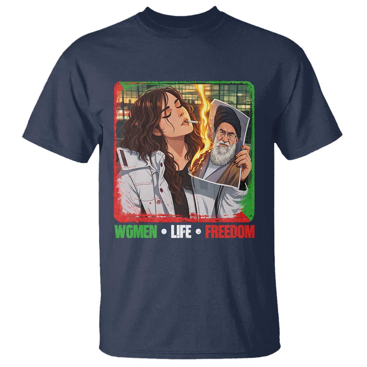 Woman Life Freedom T Shirt Free Iran Movement Gift For Iranian Women