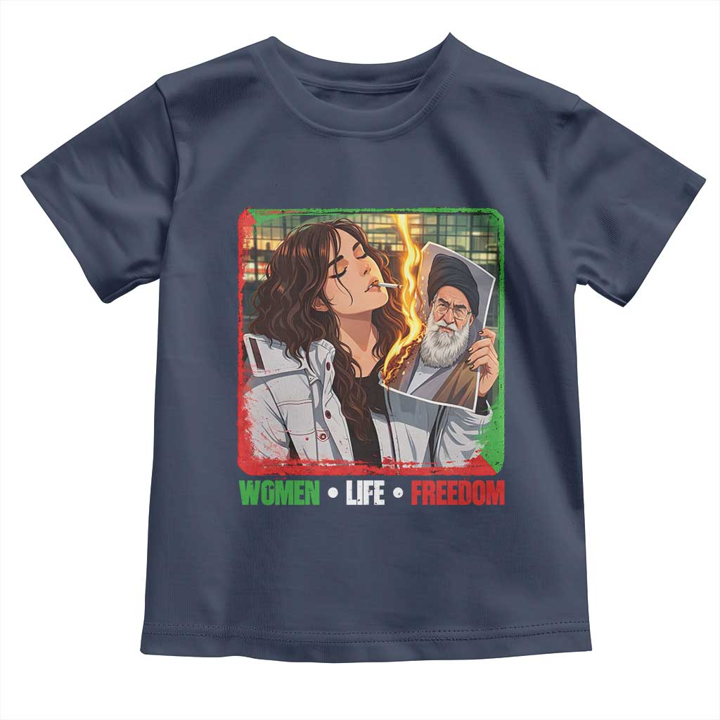 Woman Life Freedom Toddler T Shirt Free Iran Movement Gift For Iranian Women