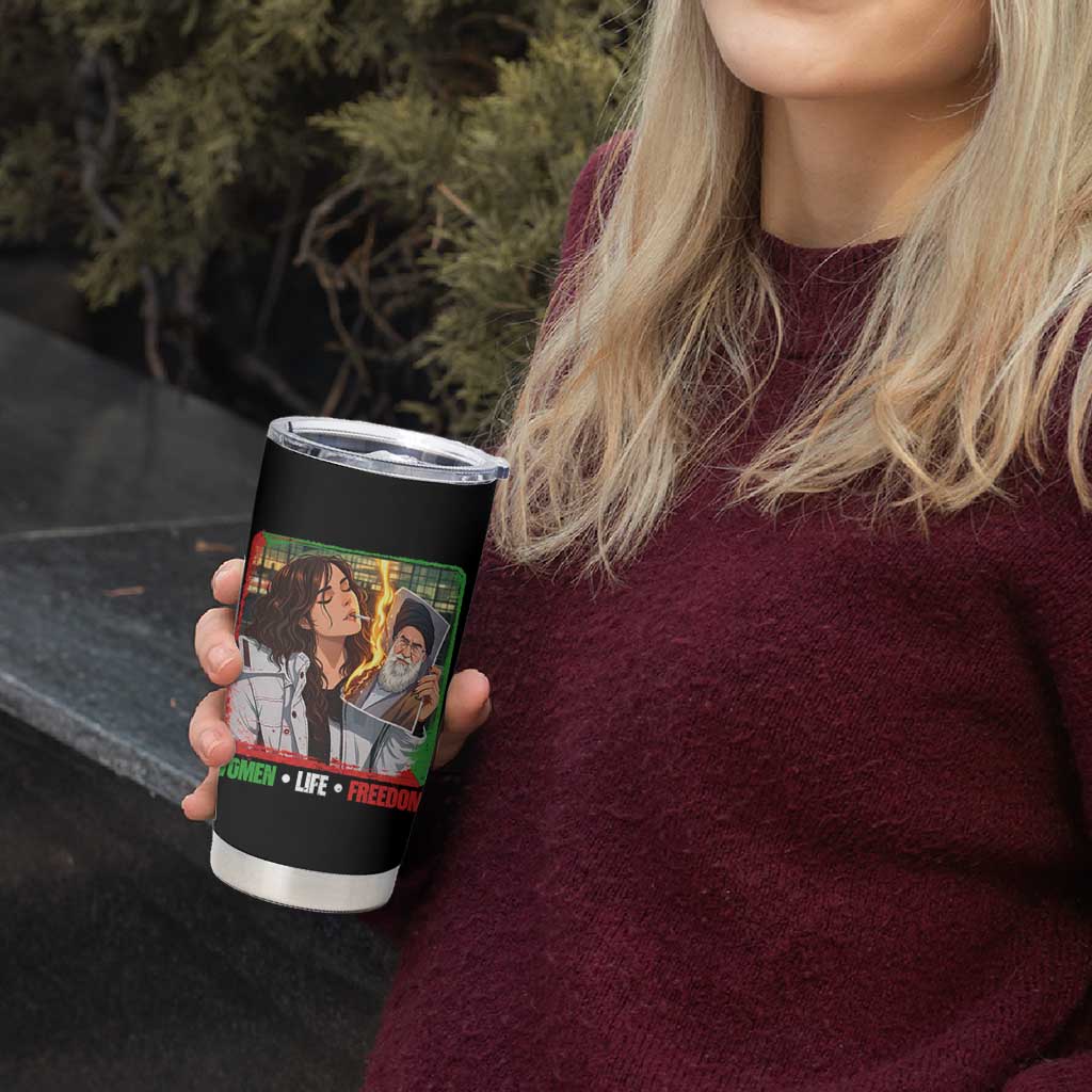 Woman Life Freedom Tumbler Cup Free Iran Movement Gift For Iranian Women