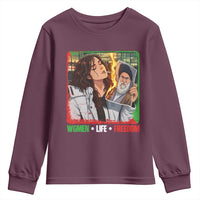 Woman Life Freedom Youth Sweatshirt Free Iran Movement Gift For Iranian Women