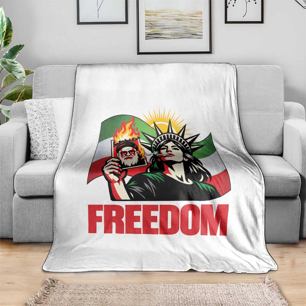 Woman Life Freedom Throw Blanket Free Iran Protest Resistance Movement