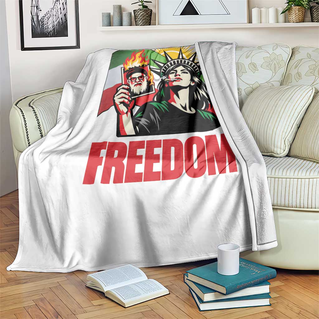 Woman Life Freedom Throw Blanket Free Iran Protest Resistance Movement