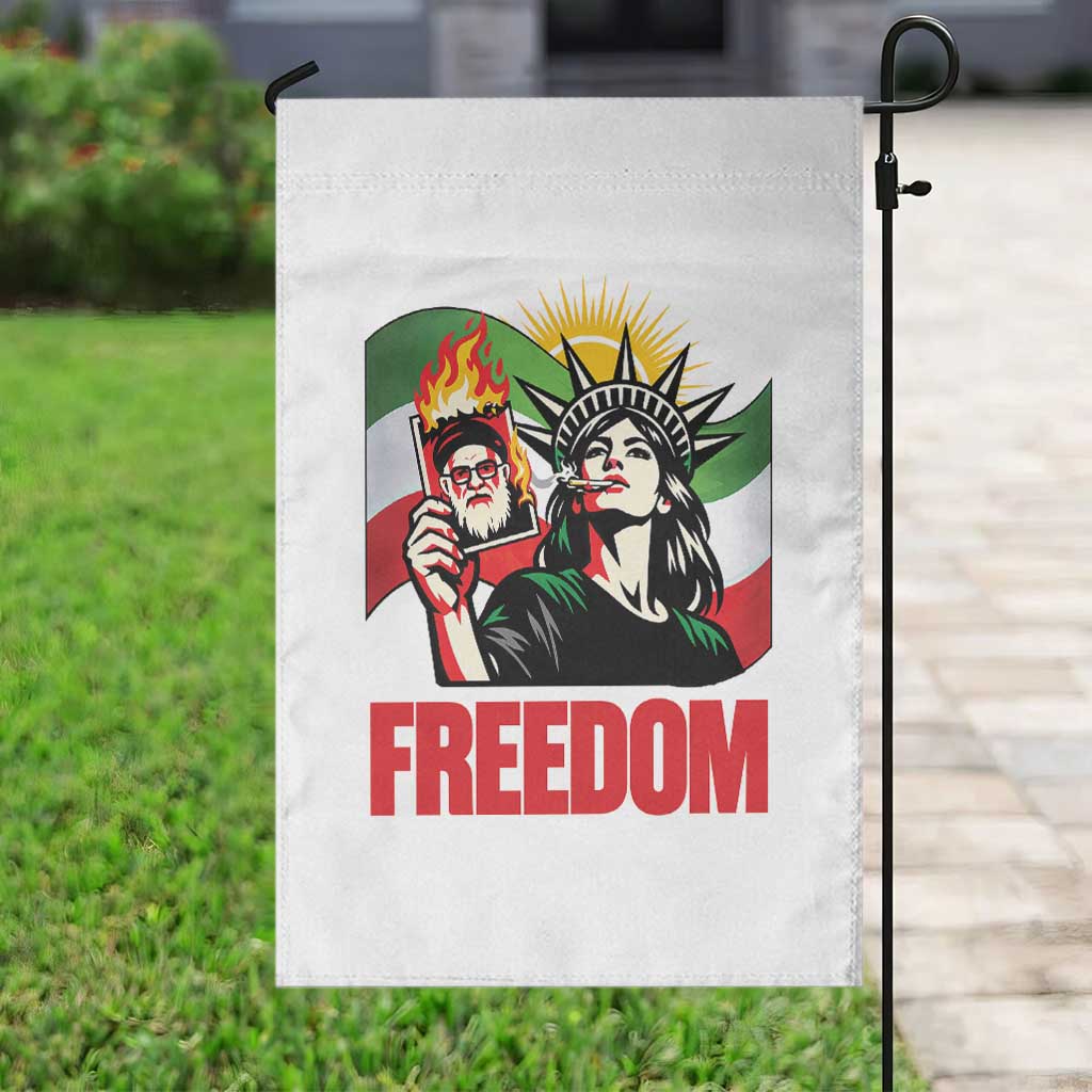 Woman Life Freedom Garden Flag Free Iran Protest Resistance Movement