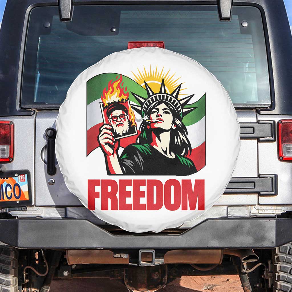Woman Life Freedom Spare Tire Cover Free Iran Protest Resistance Movement