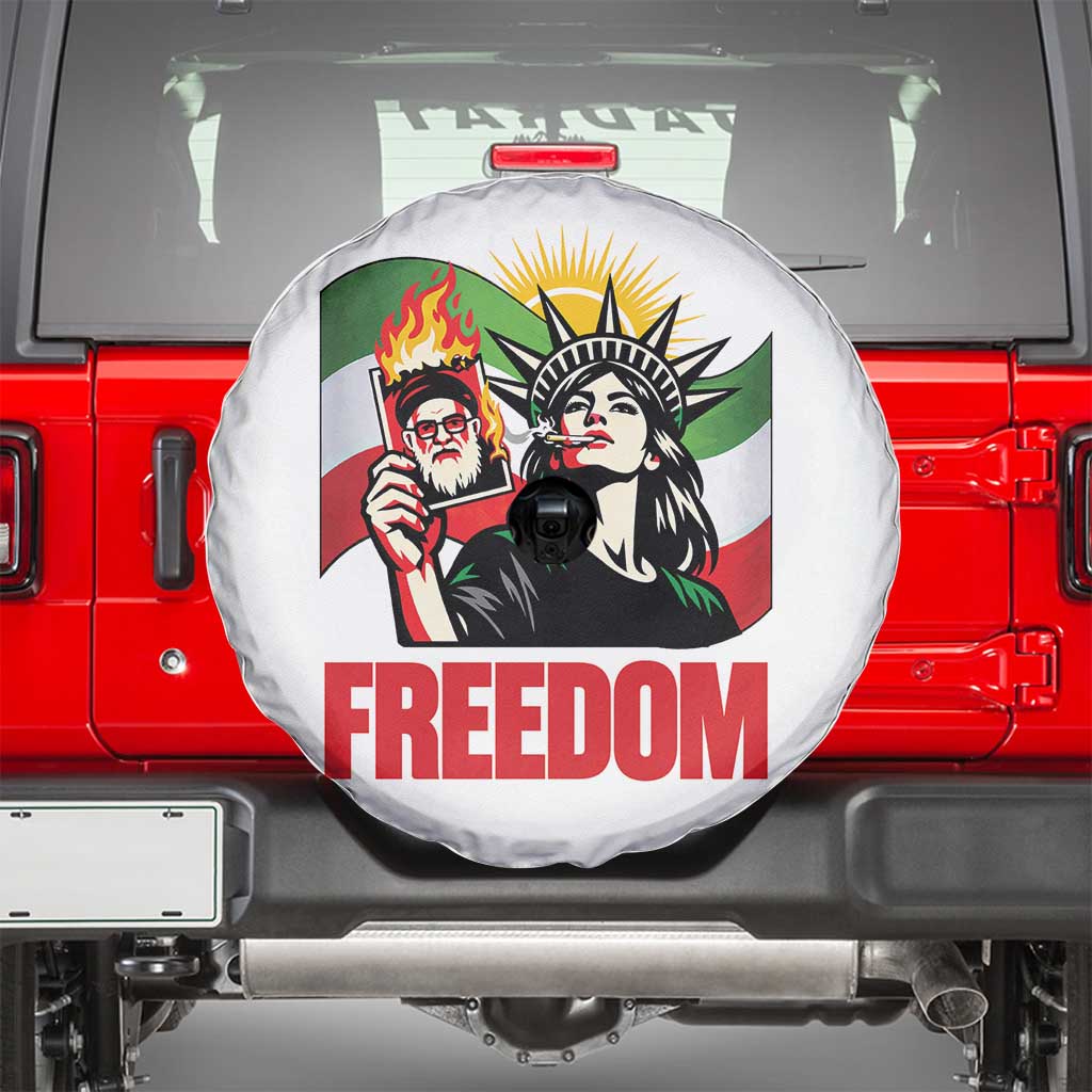 Woman Life Freedom Spare Tire Cover Free Iran Protest Resistance Movement