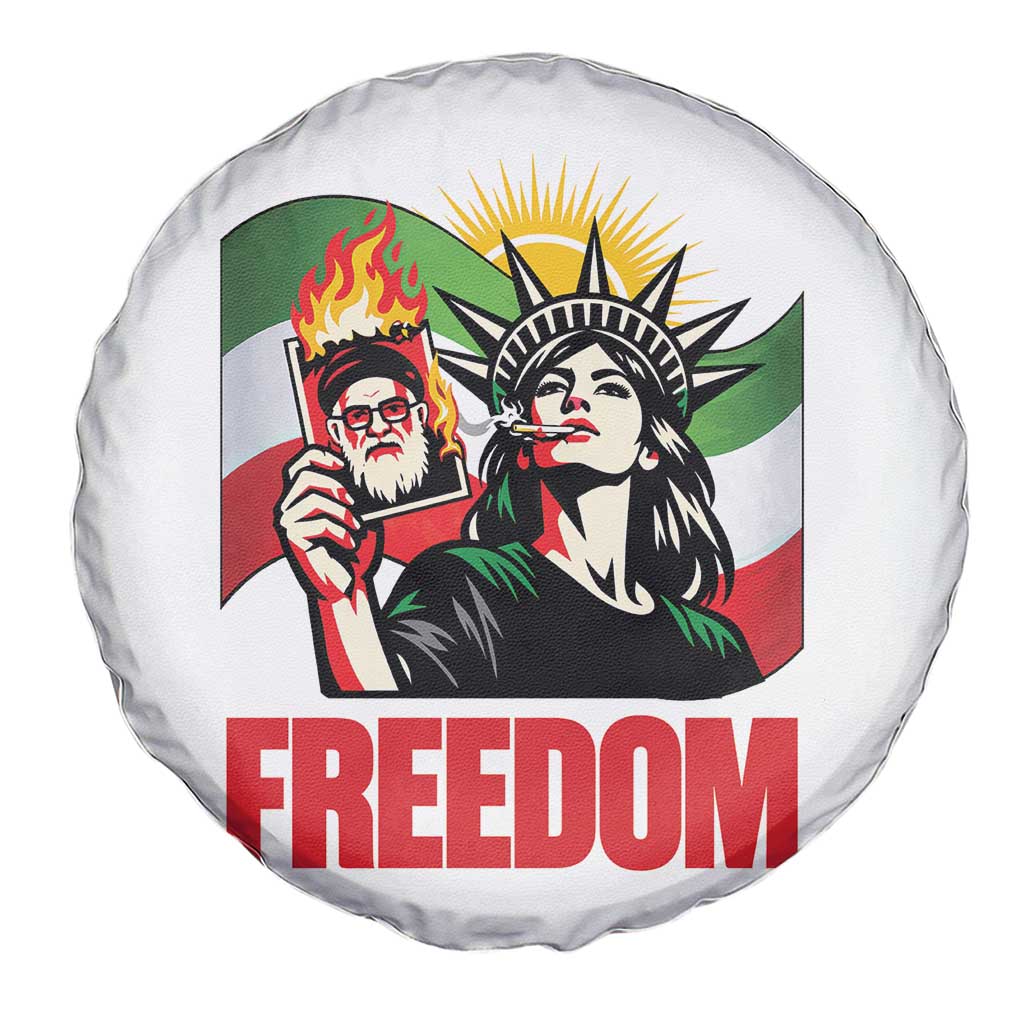 Woman Life Freedom Spare Tire Cover Free Iran Protest Resistance Movement
