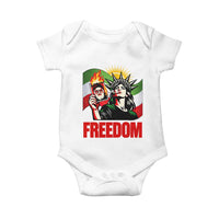 Woman Life Freedom Baby Onesie Free Iran Protest Resistance Movement