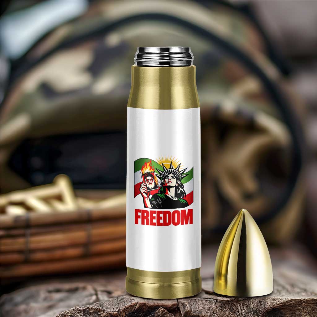 Woman Life Freedom Bullet Tumbler Free Iran Protest Resistance Movement