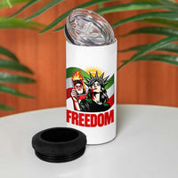 Woman Life Freedom 4 in 1 Can Cooler Tumbler Free Iran Protest Resistance Movement