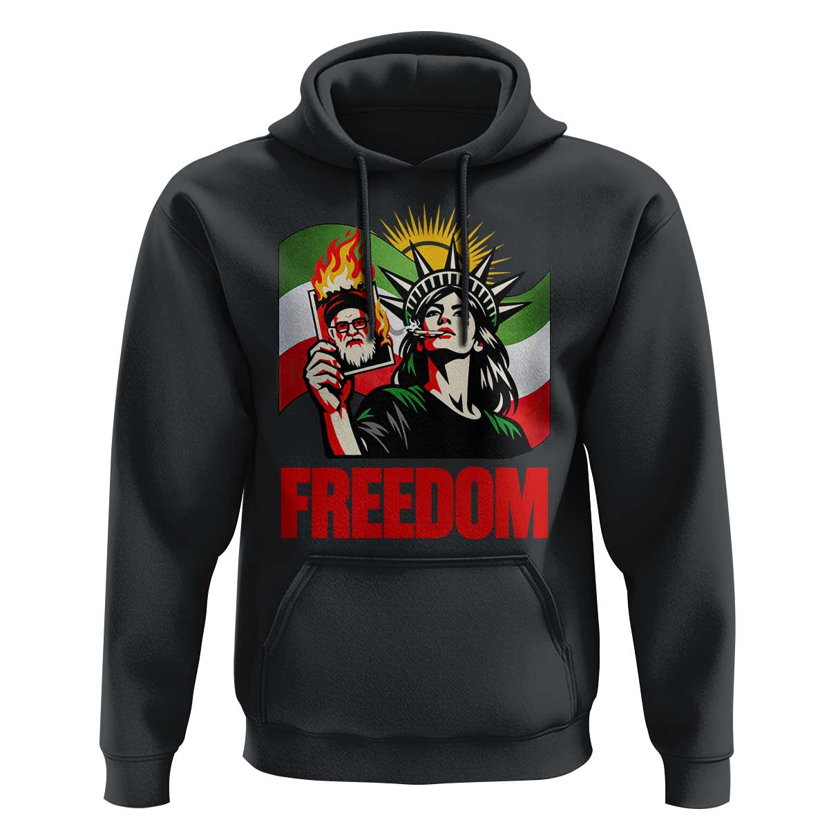 Woman Life Freedom Hoodie Free Iran Protest Resistance Movement