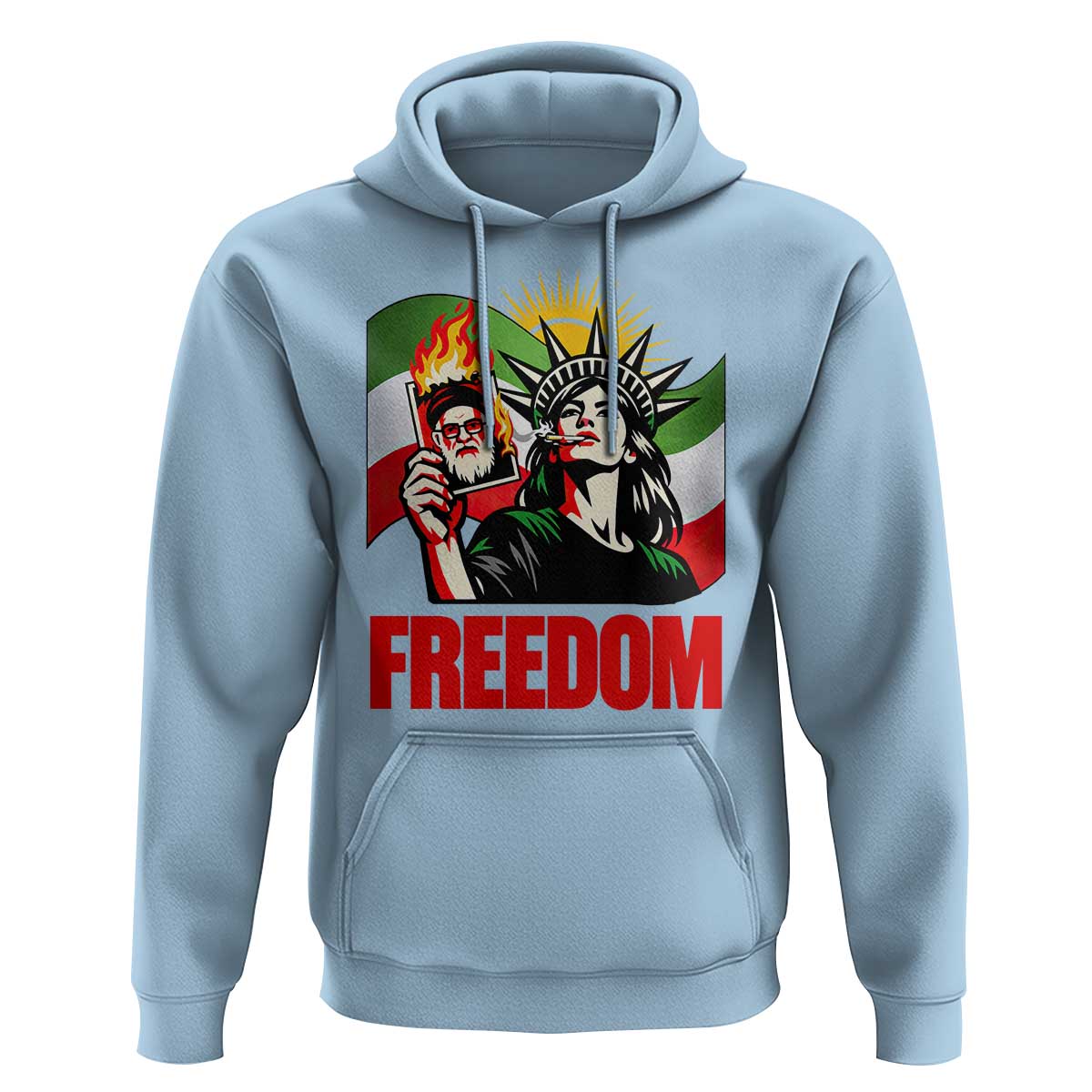 Woman Life Freedom Hoodie Free Iran Protest Resistance Movement