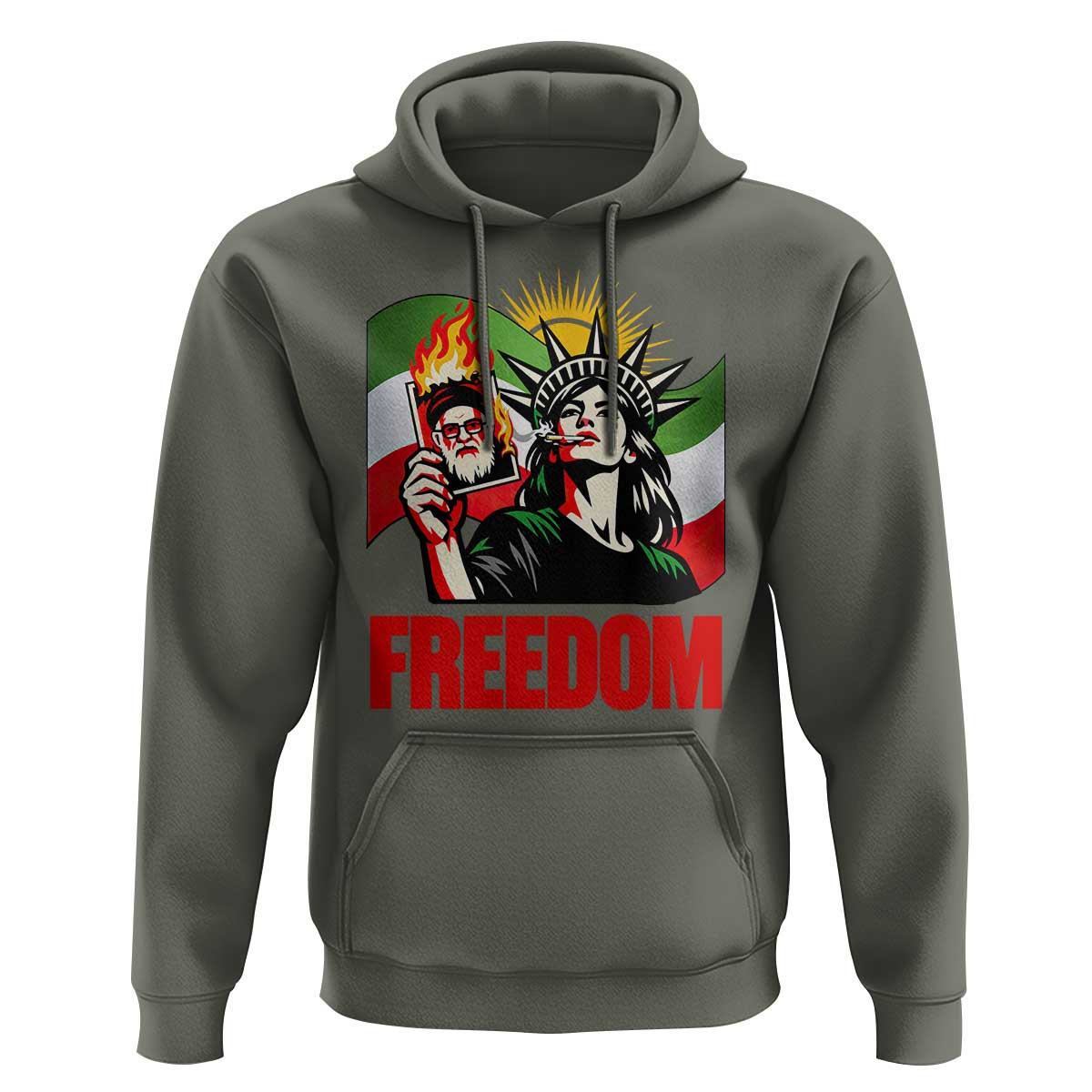 Woman Life Freedom Hoodie Free Iran Protest Resistance Movement