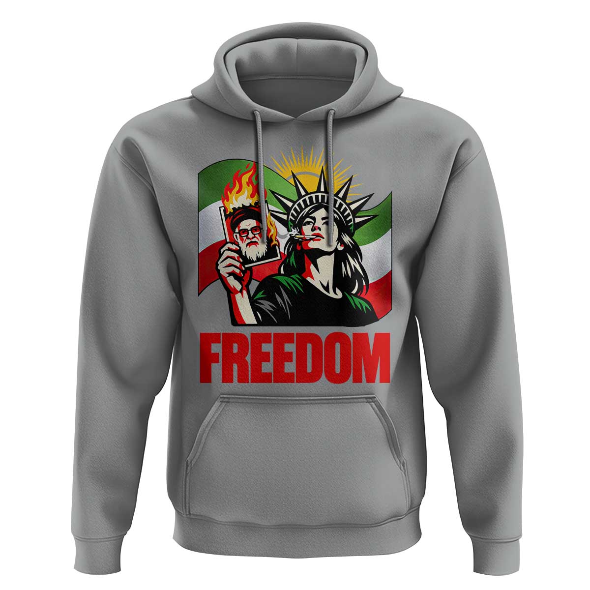 Woman Life Freedom Hoodie Free Iran Protest Resistance Movement