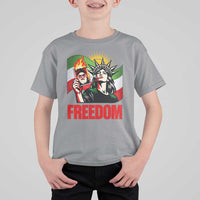 Woman Life Freedom T Shirt For Kid Free Iran Protest Resistance Movement