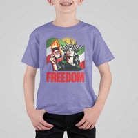 Woman Life Freedom T Shirt For Kid Free Iran Protest Resistance Movement