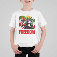Woman Life Freedom T Shirt For Kid Free Iran Protest Resistance Movement