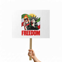Woman Life Freedom Protest Sign Free Iran Protest Resistance Movement