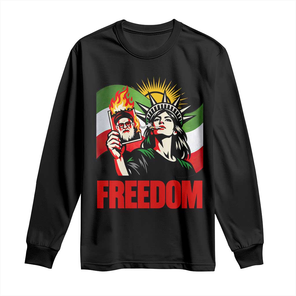 Woman Life Freedom Long Sleeve Shirt Free Iran Protest Resistance Movement