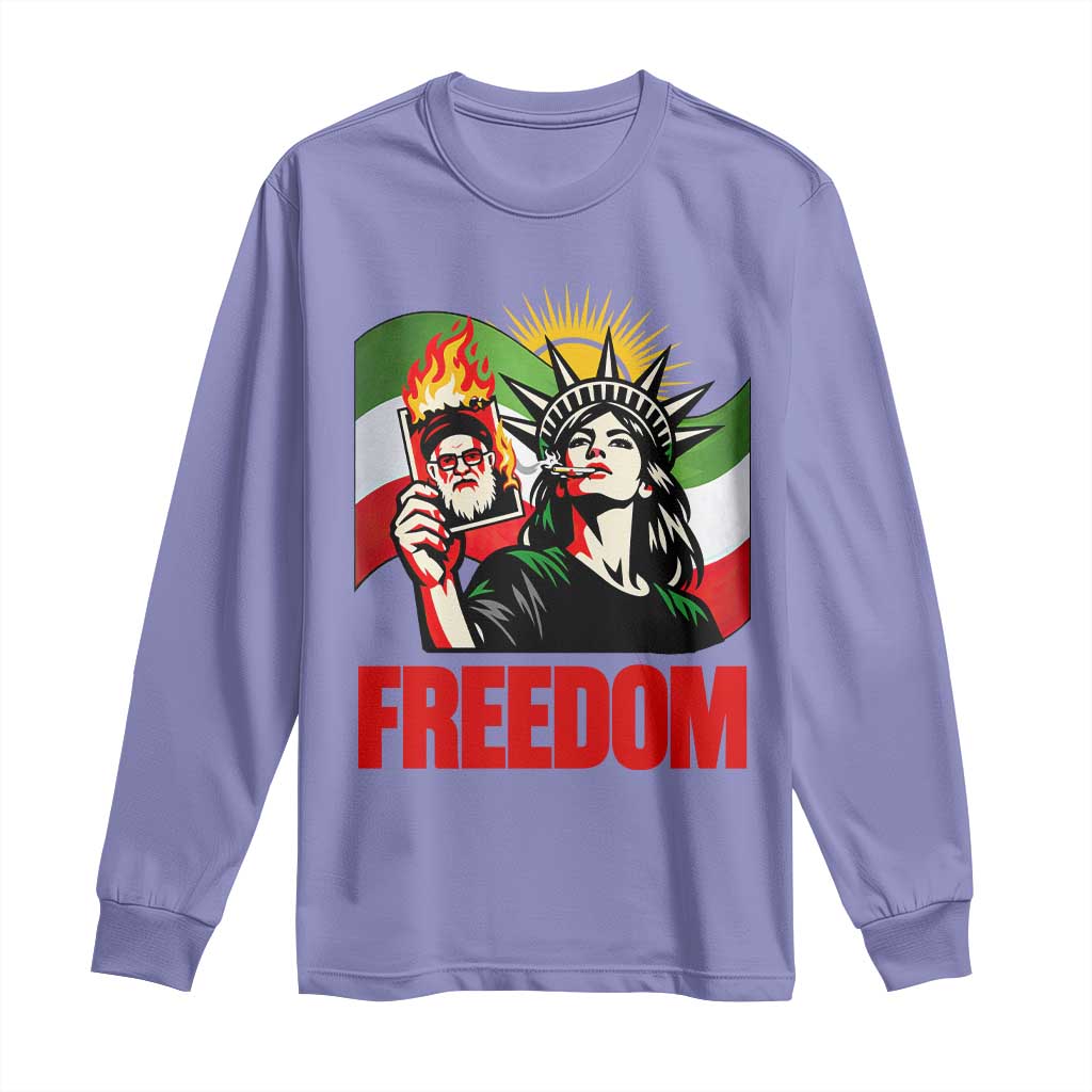 Woman Life Freedom Long Sleeve Shirt Free Iran Protest Resistance Movement