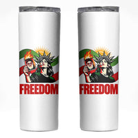 Woman Life Freedom Skinny Tumbler Free Iran Protest Resistance Movement