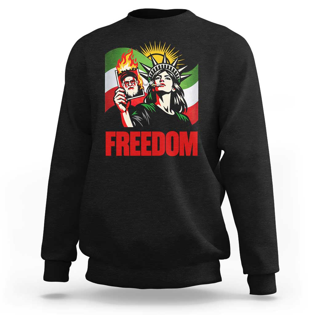 Woman Life Freedom Sweatshirt Free Iran Protest Resistance Movement