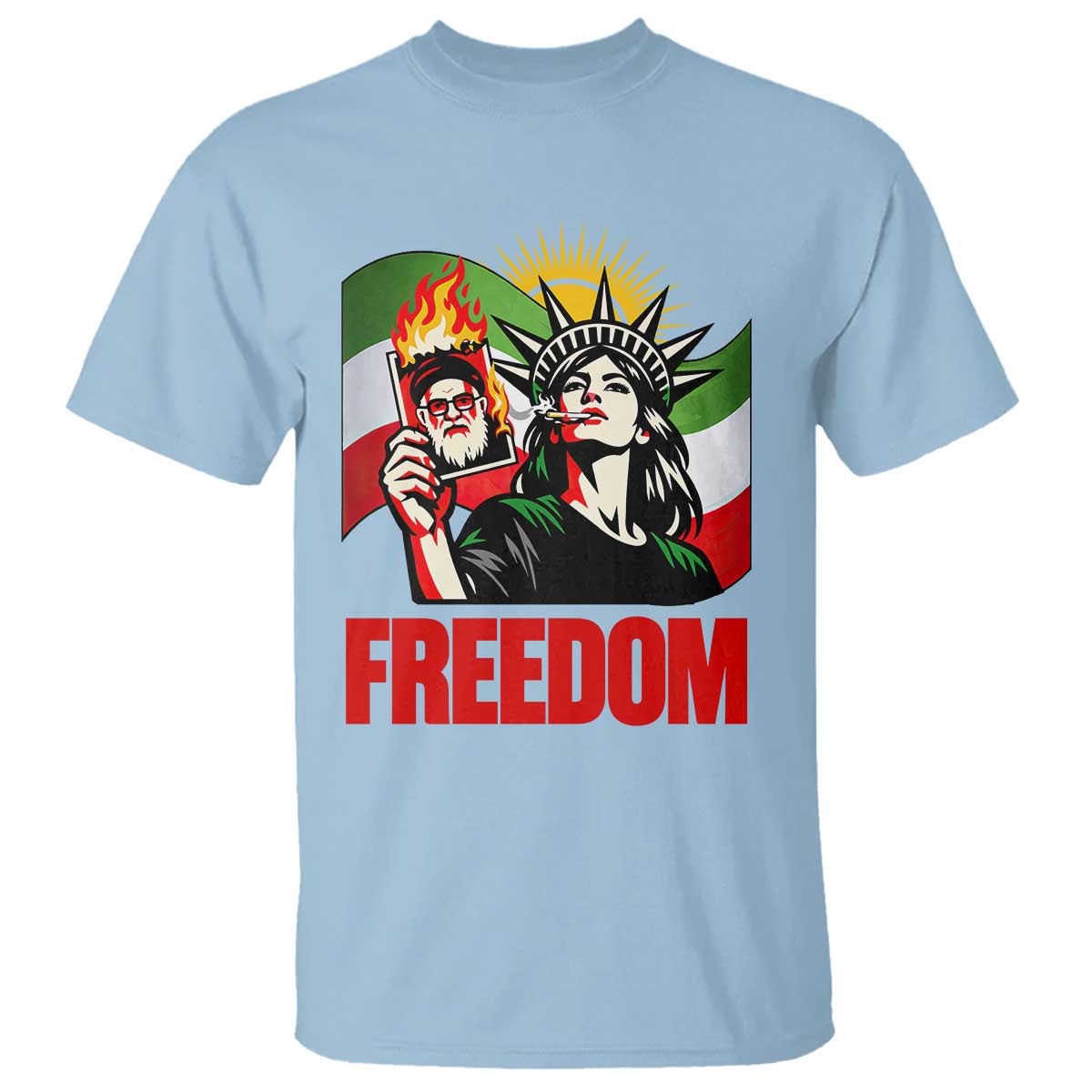 Woman Life Freedom T Shirt Free Iran Protest Resistance Movement