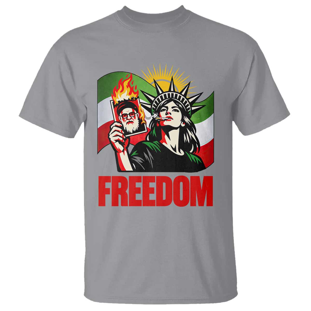 Woman Life Freedom T Shirt Free Iran Protest Resistance Movement