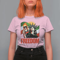 Woman Life Freedom T Shirt For Women Free Iran Protest Resistance Movement
