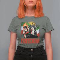 Woman Life Freedom T Shirt For Women Free Iran Protest Resistance Movement