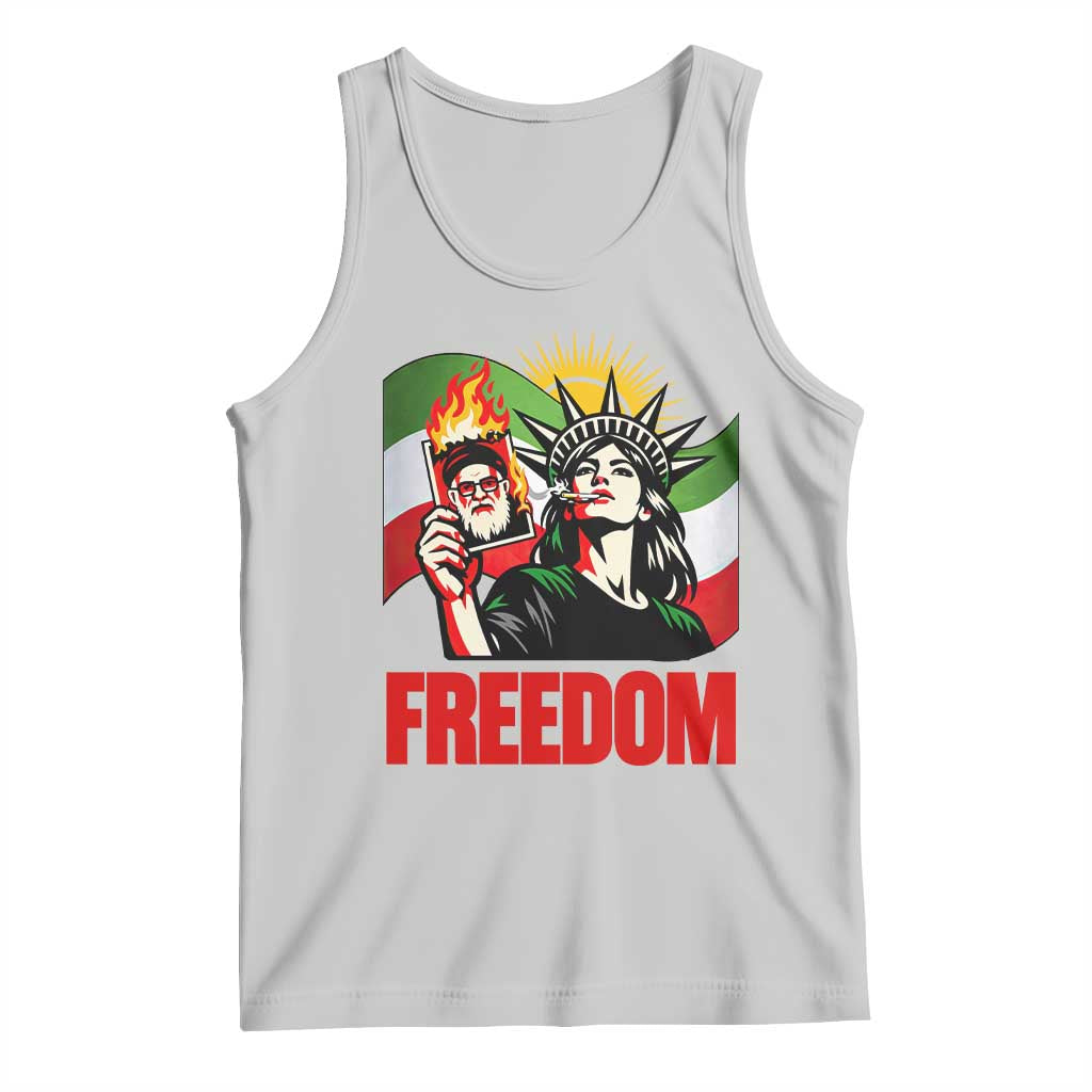 Woman Life Freedom Tank Top Free Iran Protest Resistance Movement