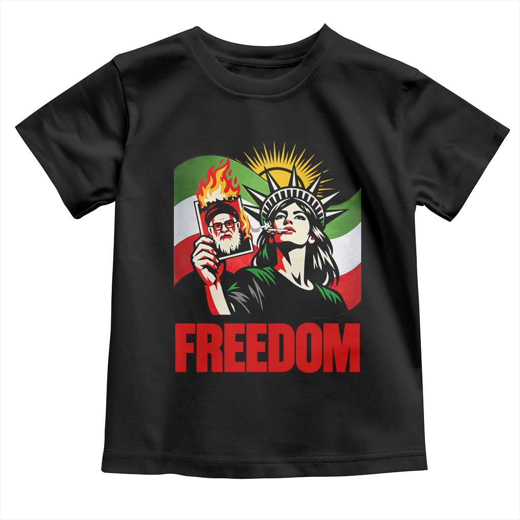 Woman Life Freedom Toddler T Shirt Free Iran Protest Resistance Movement