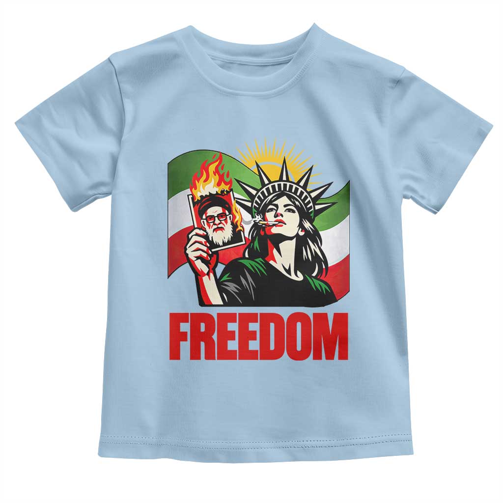 Woman Life Freedom Toddler T Shirt Free Iran Protest Resistance Movement