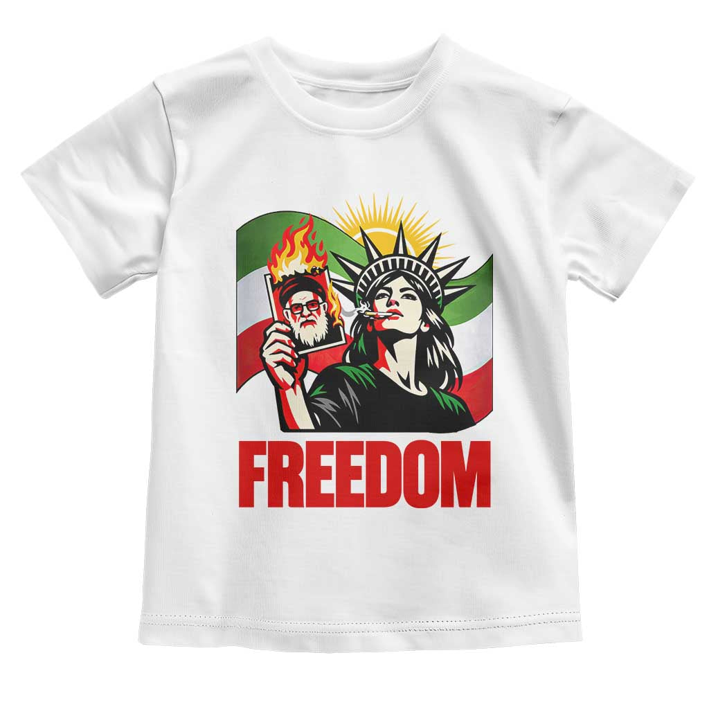 Woman Life Freedom Toddler T Shirt Free Iran Protest Resistance Movement