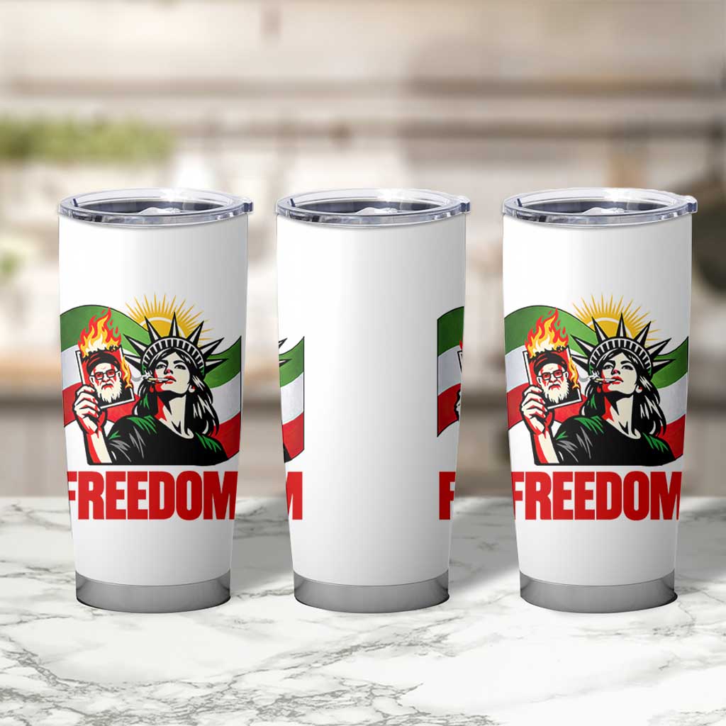 Woman Life Freedom Tumbler Cup Free Iran Protest Resistance Movement