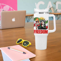 Woman Life Freedom Tumbler With Handle Free Iran Protest Resistance Movement