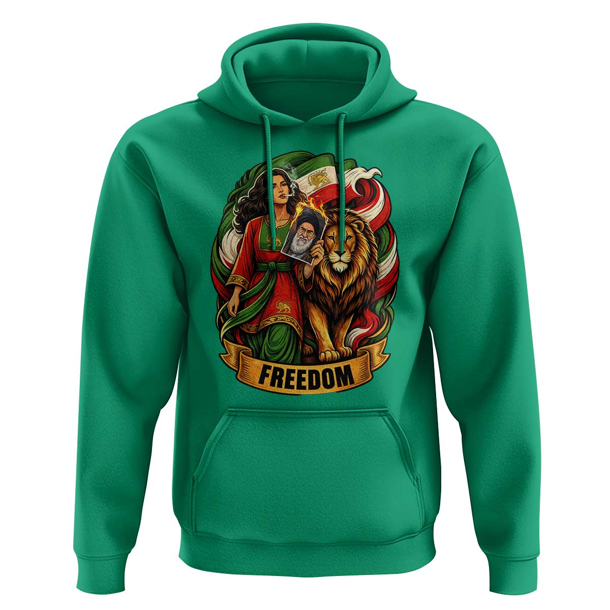 Woman Life Freedom Hoodie Iranian Women Resistance Pride