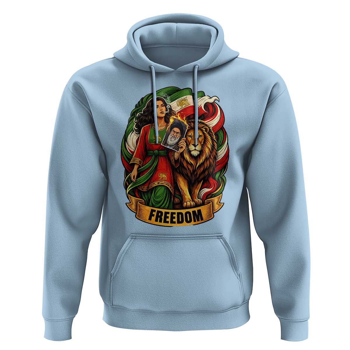 Woman Life Freedom Hoodie Iranian Women Resistance Pride