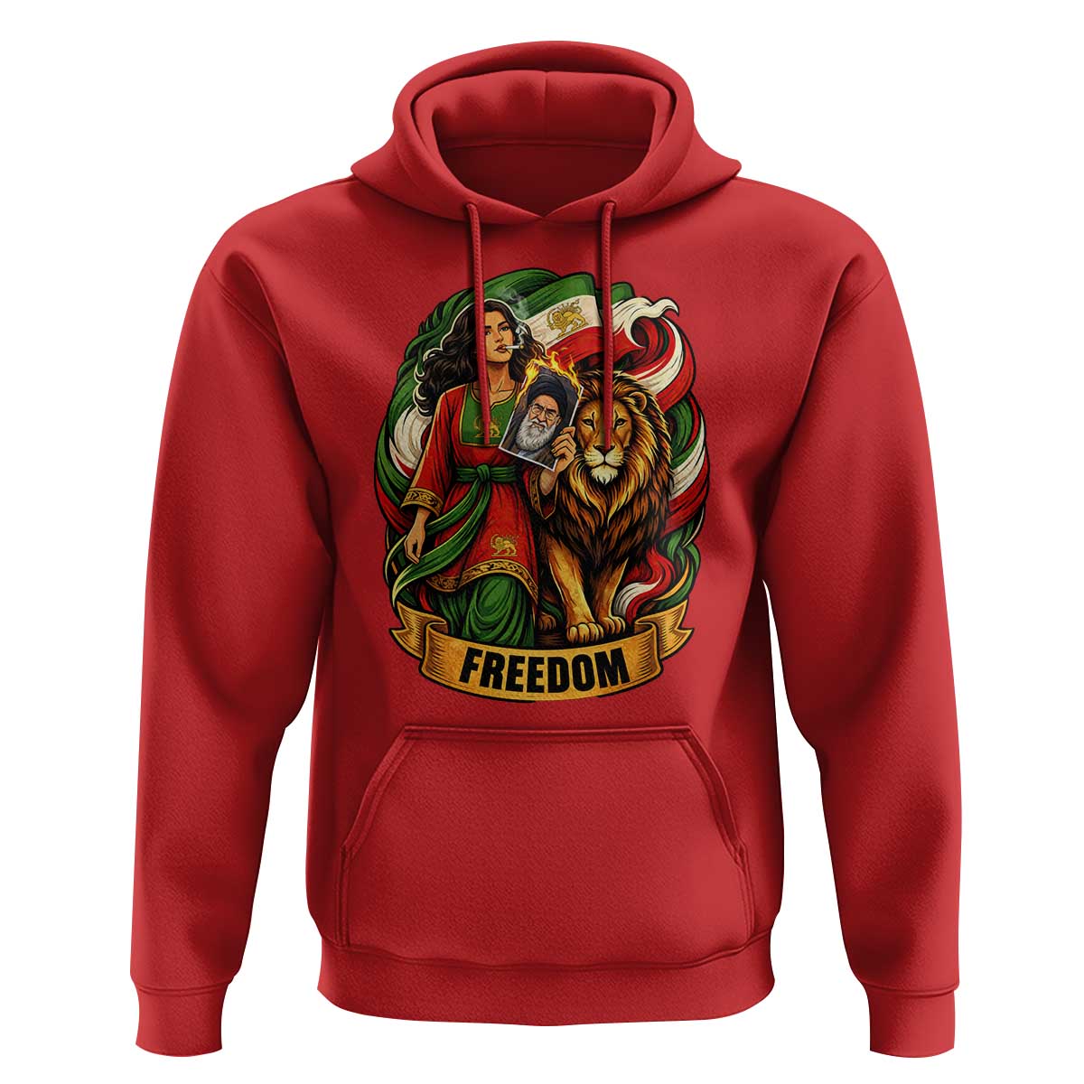 Woman Life Freedom Hoodie Iranian Women Resistance Pride