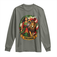 Woman Life Freedom Long Sleeve Shirt Iranian Women Resistance Pride