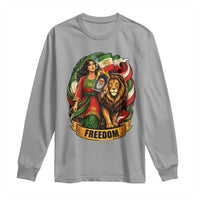 Woman Life Freedom Long Sleeve Shirt Iranian Women Resistance Pride
