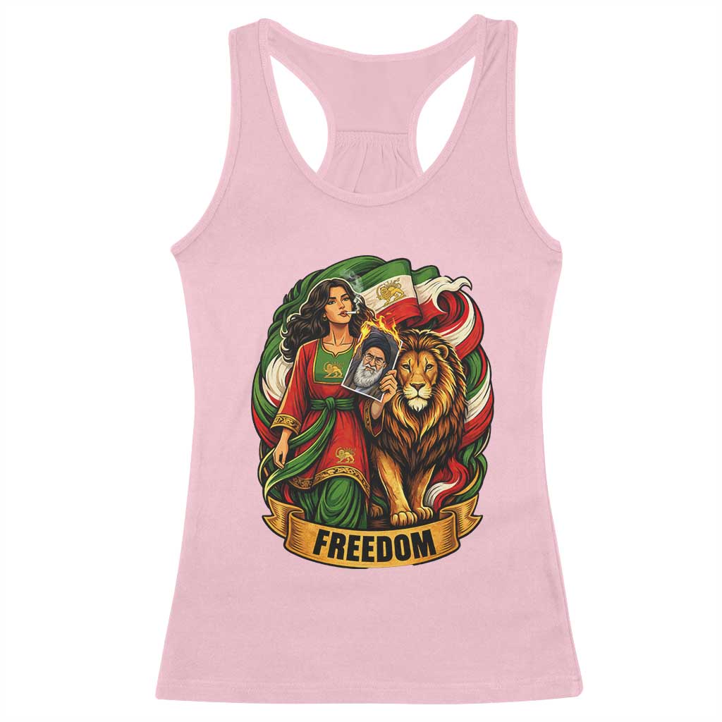 Woman Life Freedom Racerback Tank Top Iranian Women Resistance Pride